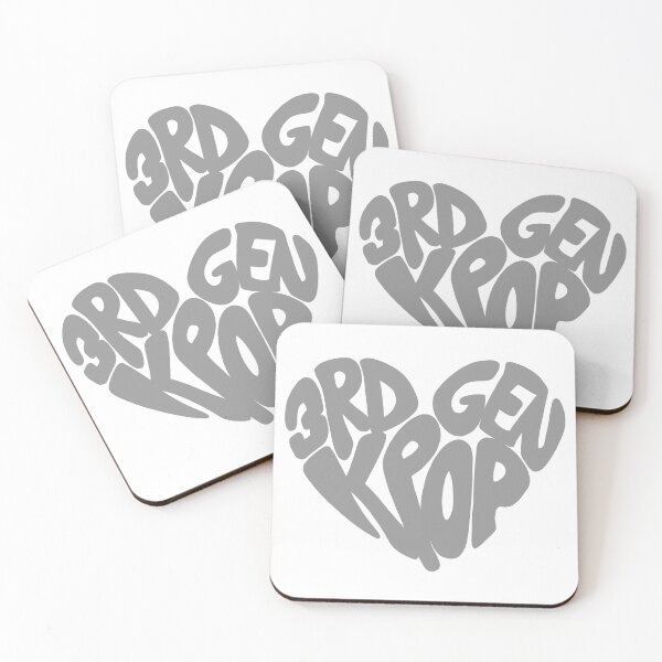 Item preview, 3rd Gen Kpop Heart Gray designed and sold by PNWBeePhotos.