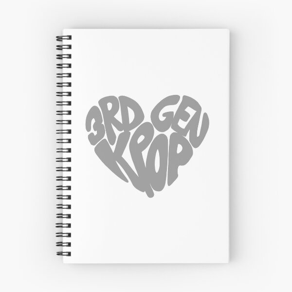Item preview, 3rd Gen Kpop Heart Gray designed and sold by PNWBeePhotos.