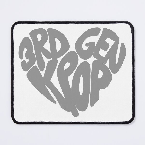 Item preview, 3rd Gen Kpop Heart Gray designed and sold by PNWBeePhotos.