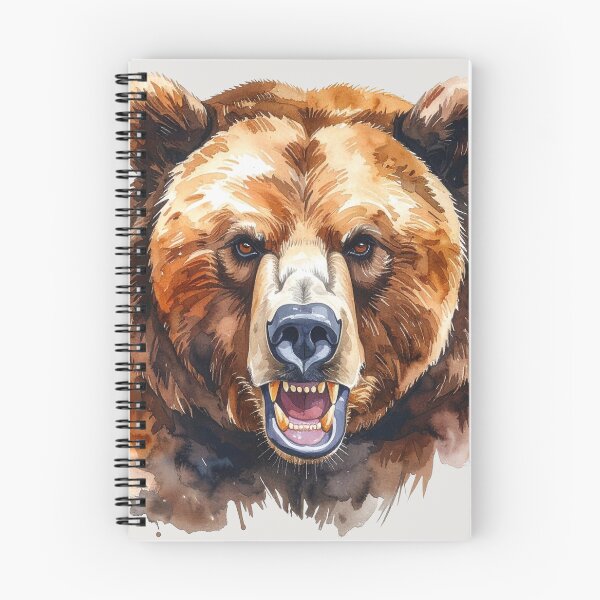 Item preview, King of the forests, fierce grizzly designed and sold by LiskoDesign.