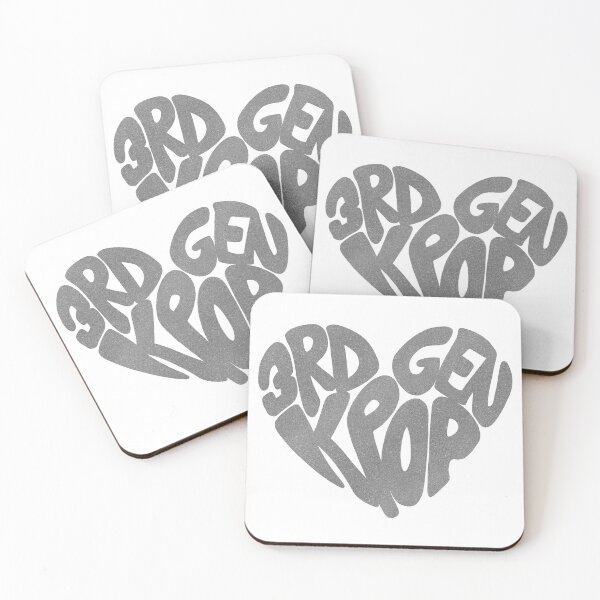 Item preview, 3rd Gen Kpop Heart Silver designed and sold by PNWBeePhotos.