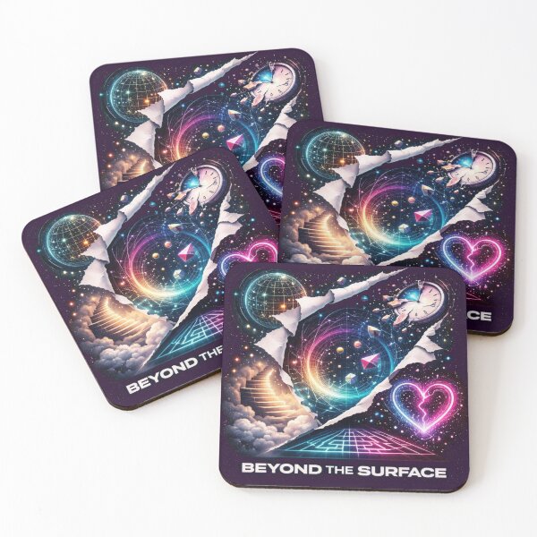 Item preview, Beyond The Surface Cosmic Surreal Space Art Graphic T-ShirtsBeyond The Surface Cosmic Surreal Space Art Graphic T-Shirts designed and sold by KDesignCrafts.