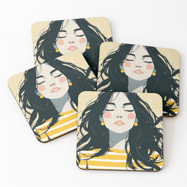 Item preview, White and Yellow Whispers designed and sold by Retro Type.