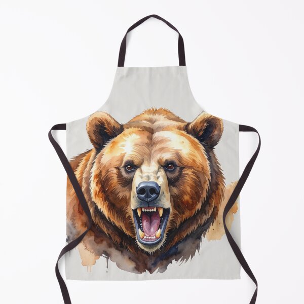 Item preview, King of the forests, watchful grizzly designed and sold by LiskoDesign.
