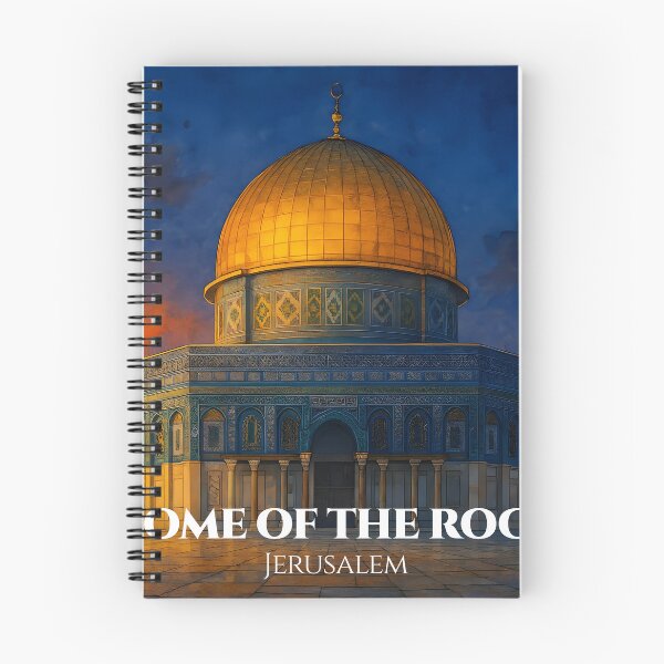 Item preview, Dome of the Rock Jerusalem Islamic Wall Art Print, Al-Aqsa Mosque Poster, Muslim Home Decor designed and sold by GoldenVerseArt.