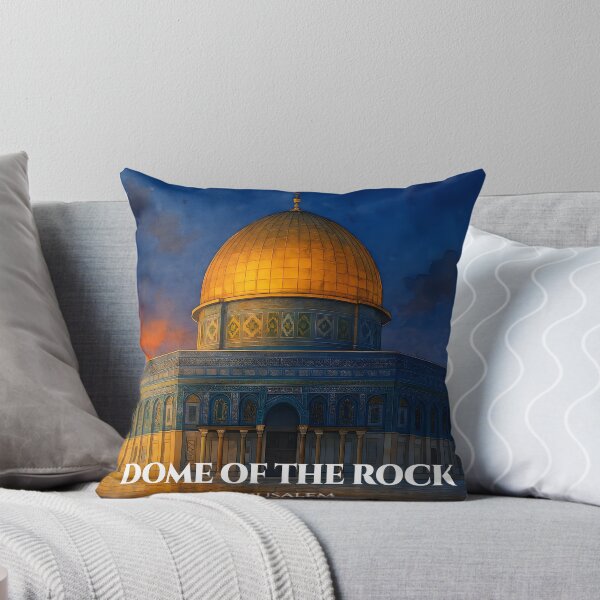 Item preview, Dome of the Rock Jerusalem Islamic Wall Art Print, Al-Aqsa Mosque Poster, Muslim Home Decor designed and sold by GoldenVerseArt.