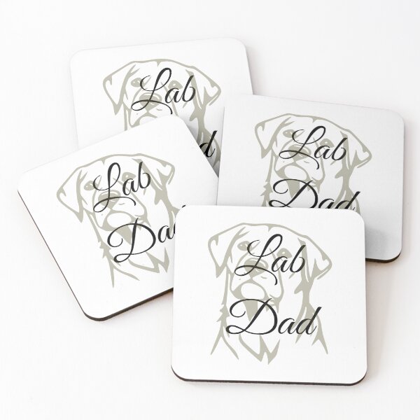 Item preview, Labrador Dad Minimalist T-Shirt Elegant Breed Lover Gift designed and sold by Refinedpaws.