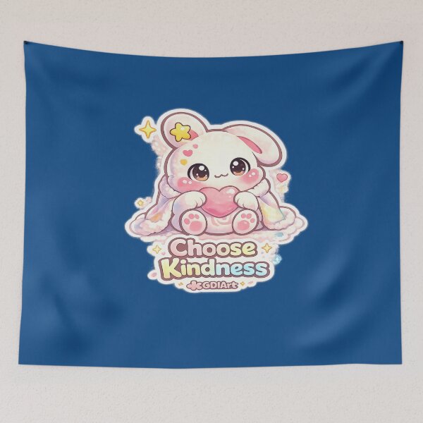 Item preview, Mello the Mochi Bunny - Choose Kindness designed and sold by GDIArt.