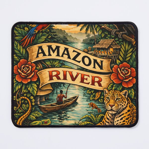 Item preview, Amazon River Jungle Wildlife designed and sold by hiperdinotees.
