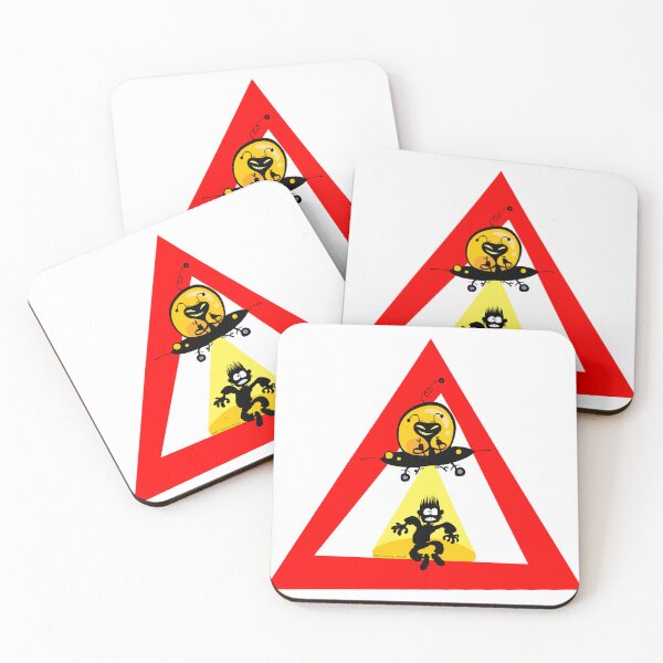 Item preview, Funny alien abduction sign designed and sold by Bobb's cartoons.
