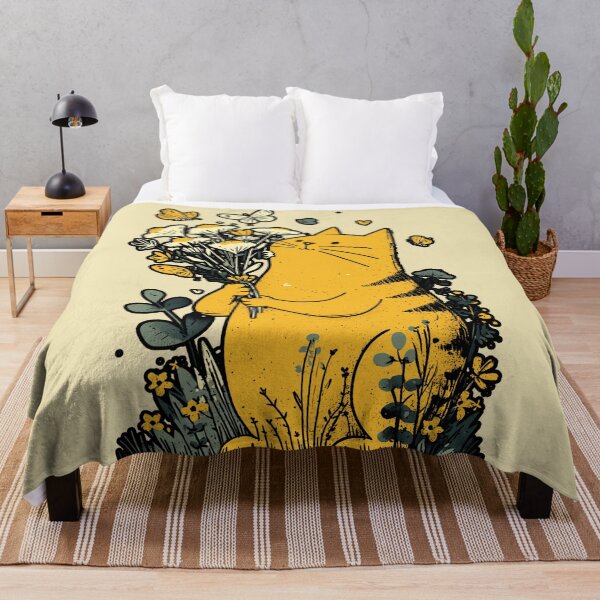 Item preview, Romantic floral orange tabby cat cottagecore design designed and sold by Region.