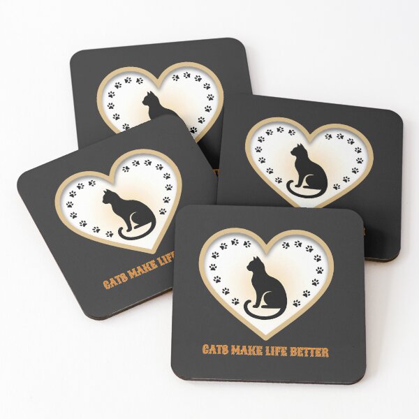 Item preview, Cats Make Life Better designed and sold by PawPlanetPro.