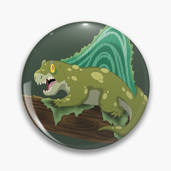 Item preview, Dimetrodon on a log designed and sold by ChaosInAB0x.