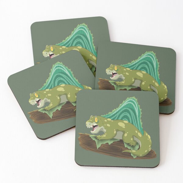 Item preview, Dimetrodon on a log designed and sold by ChaosInAB0x.
