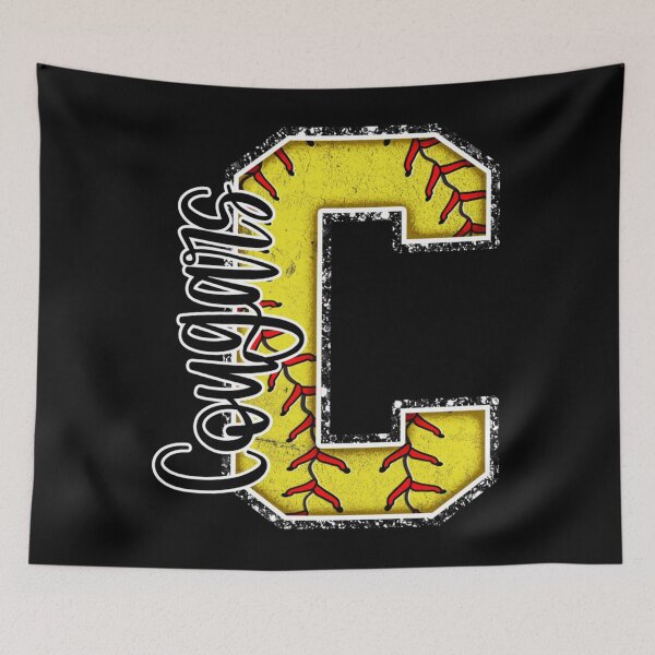 Item preview, Cougars Softball Mom Game Day Mascot Cougar Pride Spirit designed and sold by avashideout.