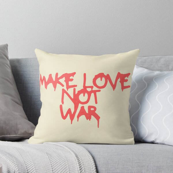 Item preview, Make Love Not War – Anti War Graffiti Protest Typography designed and sold by CreationbyNiki.