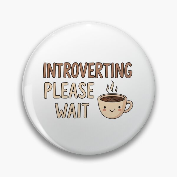 Item preview, Introverting Please Wait – Funny Coffee Lover T- Shirt designed and sold by Vervella.