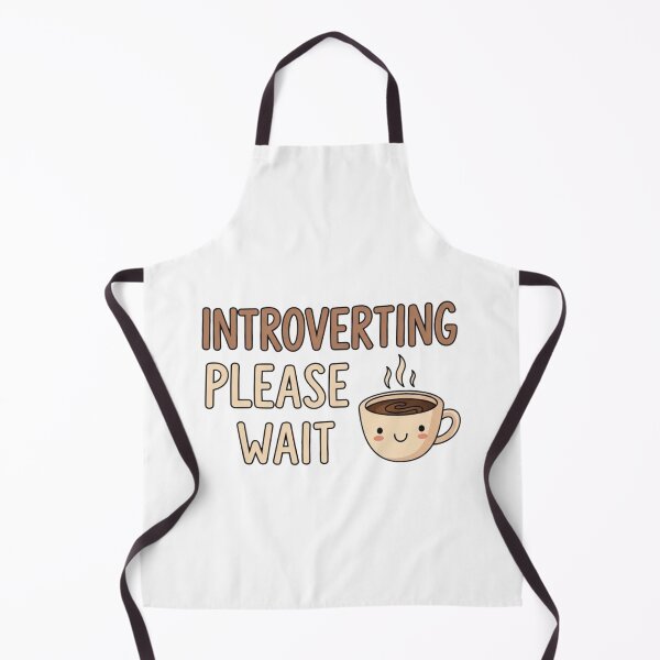 Item preview, Introverting Please Wait – Funny Coffee Lover T- Shirt designed and sold by Vervella.