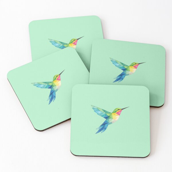 Item preview, Jewel Tone Hummingbird Painting designed and sold by Midnight Garden.