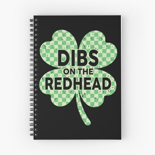 Item preview, Dibs on The Redhead Checkered Shamrock St Patricks Day designed and sold by avashideout.