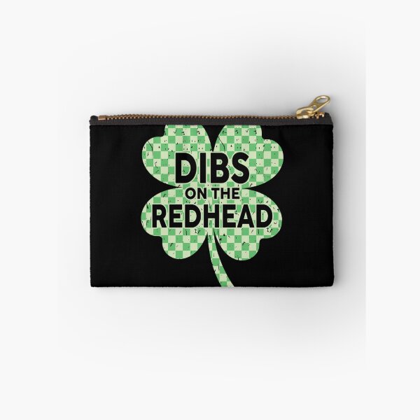 Item preview, Dibs on The Redhead Checkered Shamrock St Patricks Day designed and sold by avashideout.