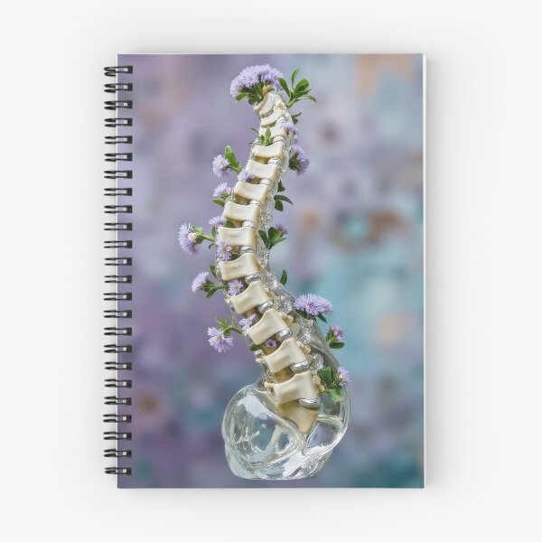 Item preview, Floral Anatomical Spine: Nature’s Support designed and sold by Wonderful World of Whimsy.