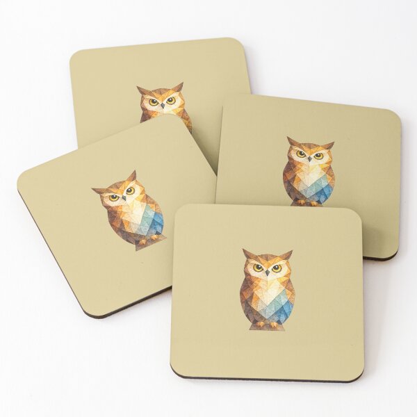 Item preview, Minimal Owl Woodland Artwork designed and sold by Midnight Garden.