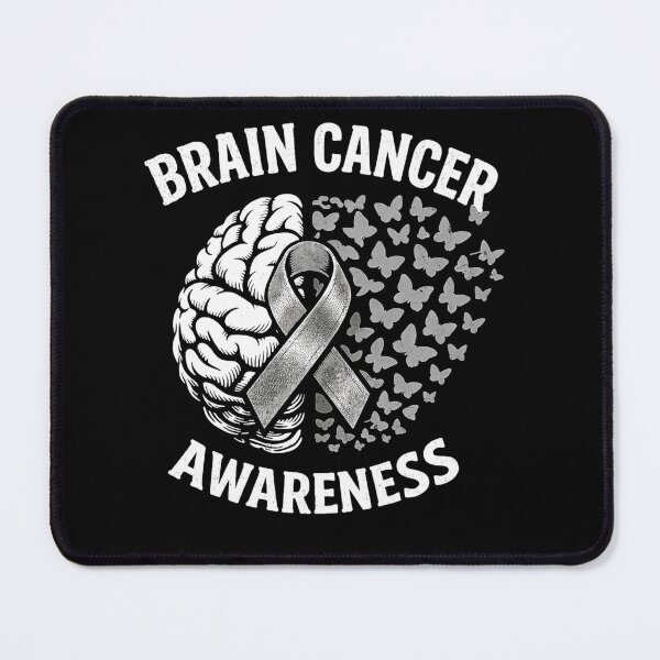 Item preview, Brain Cancer Awareness Butterfly Brain Tumor Gray Ribbon Support designed and sold by clothesy7.
