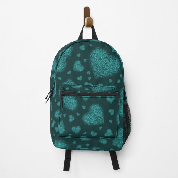 Item preview, Pattern of stones "Emerald hearts"  on a dark background designed and sold by Cherevan.