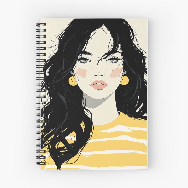 Item preview, Soft Strokes and Black Tresses designed and sold by Retro Type.