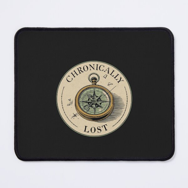Item preview, Chronically Lost Vintage Compass | Dark Academia Overthinker designed and sold by VENOHA.