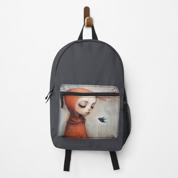 Item preview, Melancholy girl Whimsical design. designed and sold by Shoot-The-Moon.