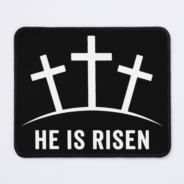 Item preview, Easter He is Risen Christian Cross designed and sold by OlakunleOloroz.