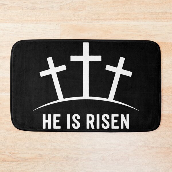 Item preview, Easter He is Risen Christian Cross designed and sold by OlakunleOloroz.