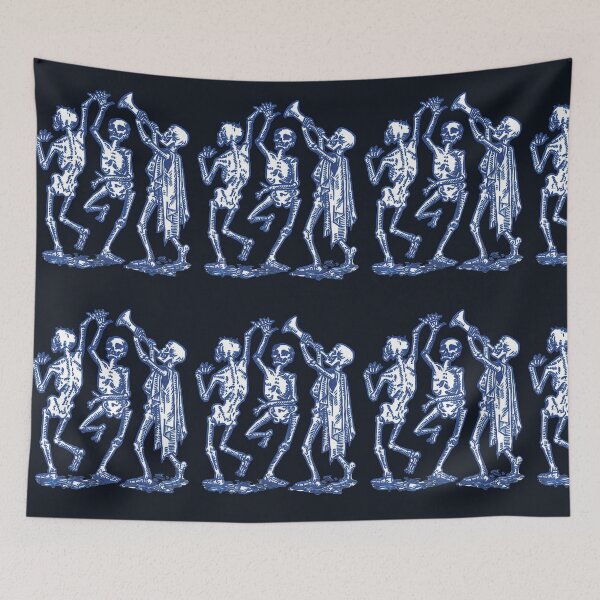 Aperçu de l'œuvre Ink Danse Macabre – Danse du squelette gothique médiévale créée et vendue par Dungeon-Shop.