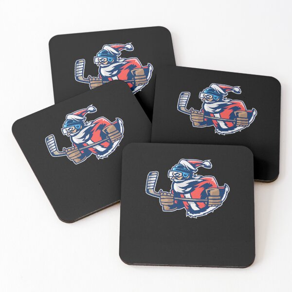 Item preview, Santa Playing Hockey . Hockey Christmas designed and sold by EmFranco.