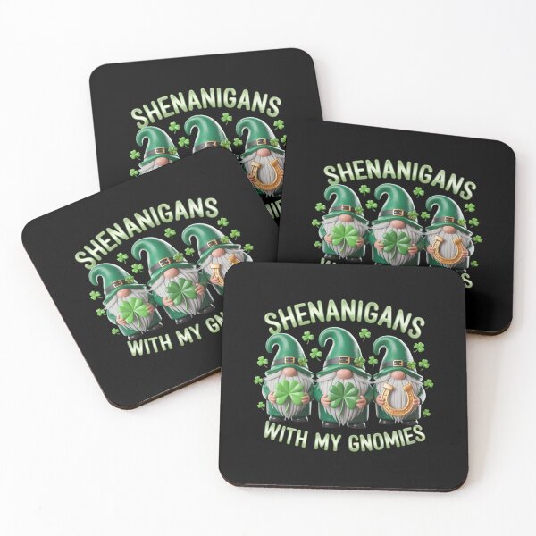 Item preview, Gnomes Shamrock St Patrick's Day Shenanigans Gnomies designed and sold by avashideout.