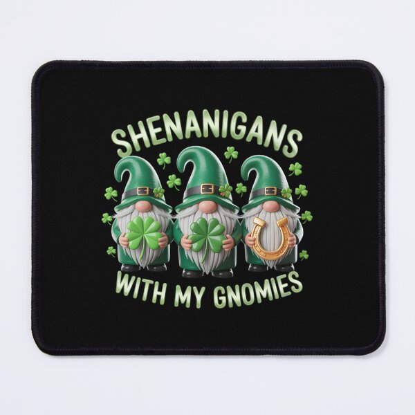 Item preview, Gnomes Shamrock St Patrick's Day Shenanigans Gnomies designed and sold by avashideout.