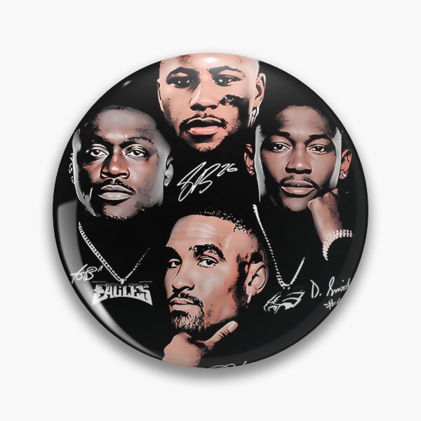 Item preview, Saquon Barkley Jalen Hurts A. J. Brown  Devonta Smith Records designed and sold by EmFranco.