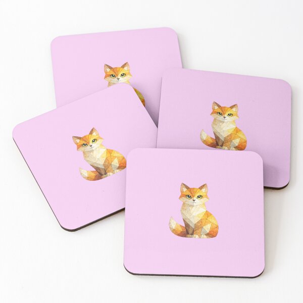 Item preview, Geometric Watercolor Cat designed and sold by Midnight Garden.