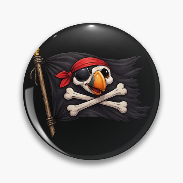 Item preview, Puffin and Cross bones designed and sold by Coquet-Sailing.