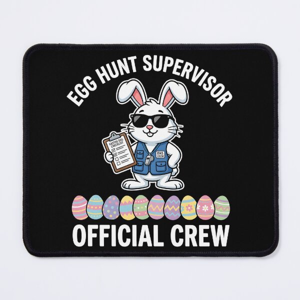Item preview, Egg Hunt Supervisor Easter Funny Bunny designed and sold by OlakunleOloroz.