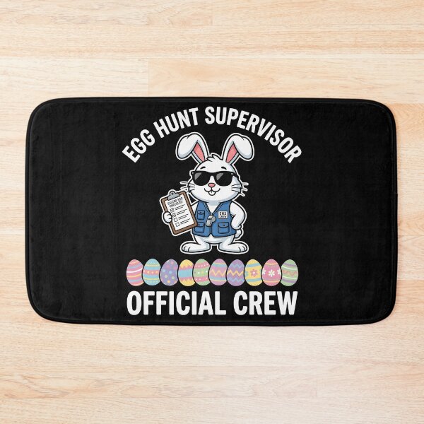 Item preview, Egg Hunt Supervisor Easter Funny Bunny designed and sold by OlakunleOloroz.