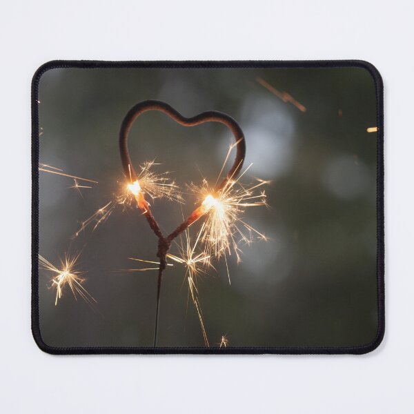 Item preview, Heart Shaped Sparkler with Glowing Sparks designed and sold by katifinell.