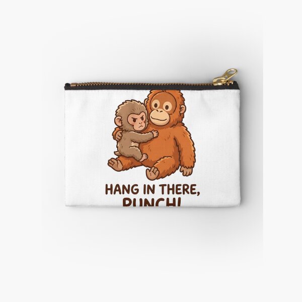 Item preview, Hang in There Punch Cute Orangutan and Monkey designed and sold by avashideout.