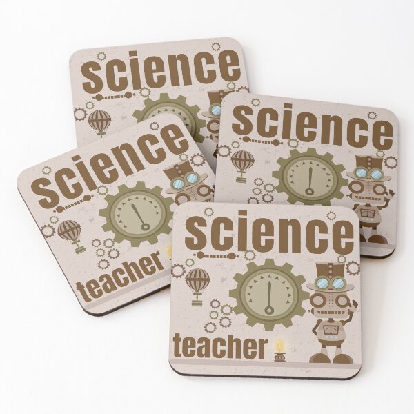 Item preview, Science Teacher Steampunk Engineering Gear Robot Art designed and sold by PixelWaveBD.