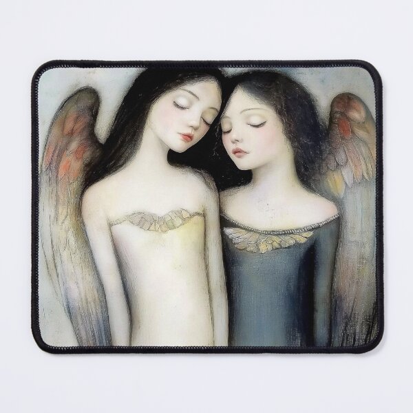 Item preview, Angel Sisters. Emotive, grief. designed and sold by Shoot-The-Moon.