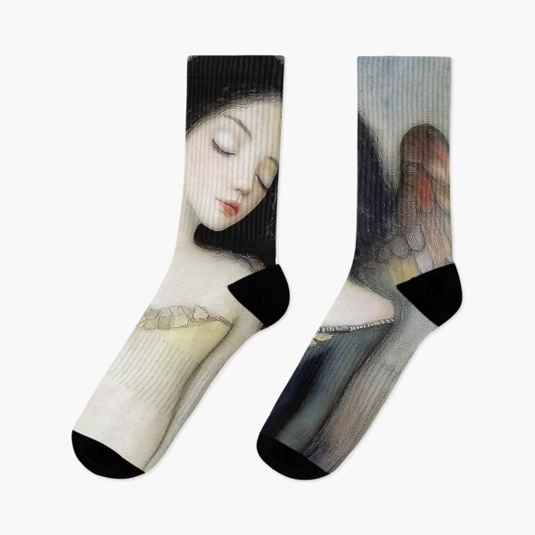 Item preview, Angel Sisters. Emotive, grief. designed and sold by Shoot-The-Moon.