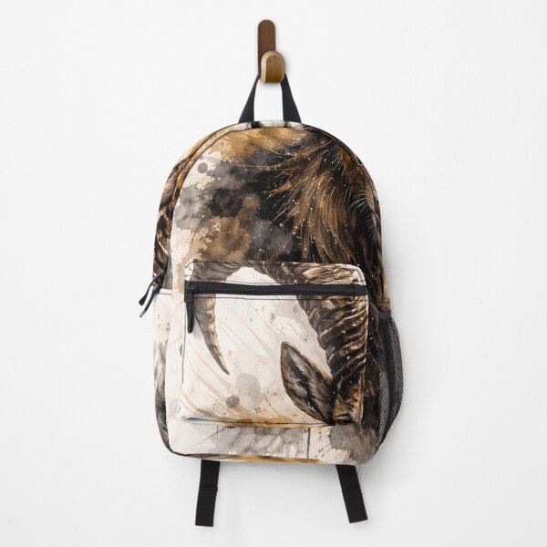 Item preview, Abstract Ibex Art Alpine Animal Portrait designed and sold by giachem99.