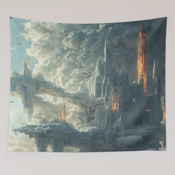 Item preview, The City Made of Clouds designed and sold by AbstractAnom.